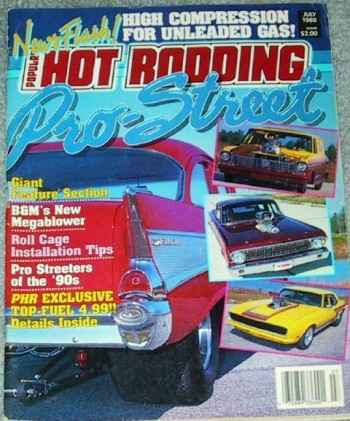 POPULAR HOT RODDING 1988 JULY - EDDIE HILL'S 4.99 PASS